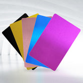 Blank Metal Business Cards – 100pcs Aluminum Laser Engraving Cards