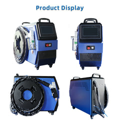 6-in-1 air-cooled fiber laser welder for aluminum and brass