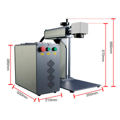 high precision desktop fiber laser marking machine