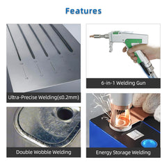 6-in-1 energy storage laser welding machine for workshop use