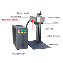 affordable split fiber laser marking machine for small business