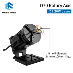 D70 Mini Laser Rotary for Ring Marking