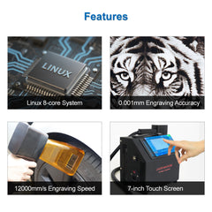 Steel-Case Fiber Mini Handheld Laser Marking Machine