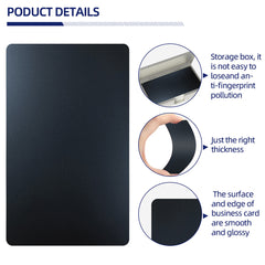 Blank Metal Business Cards – 100pcs Aluminum Laser Engraving Cards