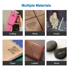 CO2 RF laser engraver for bamboo products