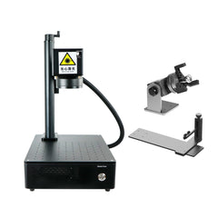 Integrated Fiber Laser Marking Machine with Rotary Axis
