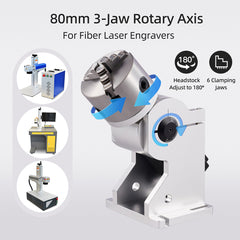 D80 Laser Rotary For Laser Marking Machine