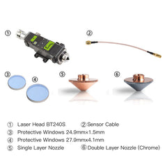 Raytools BT240S Cabezal de Corte Láser de Fibra