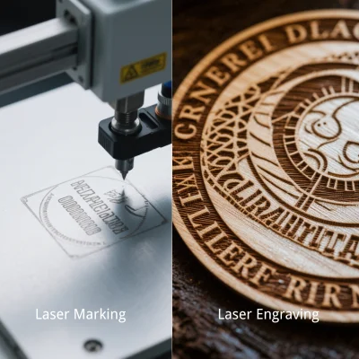 The Difference Between Laser Engraving and Laser Marking