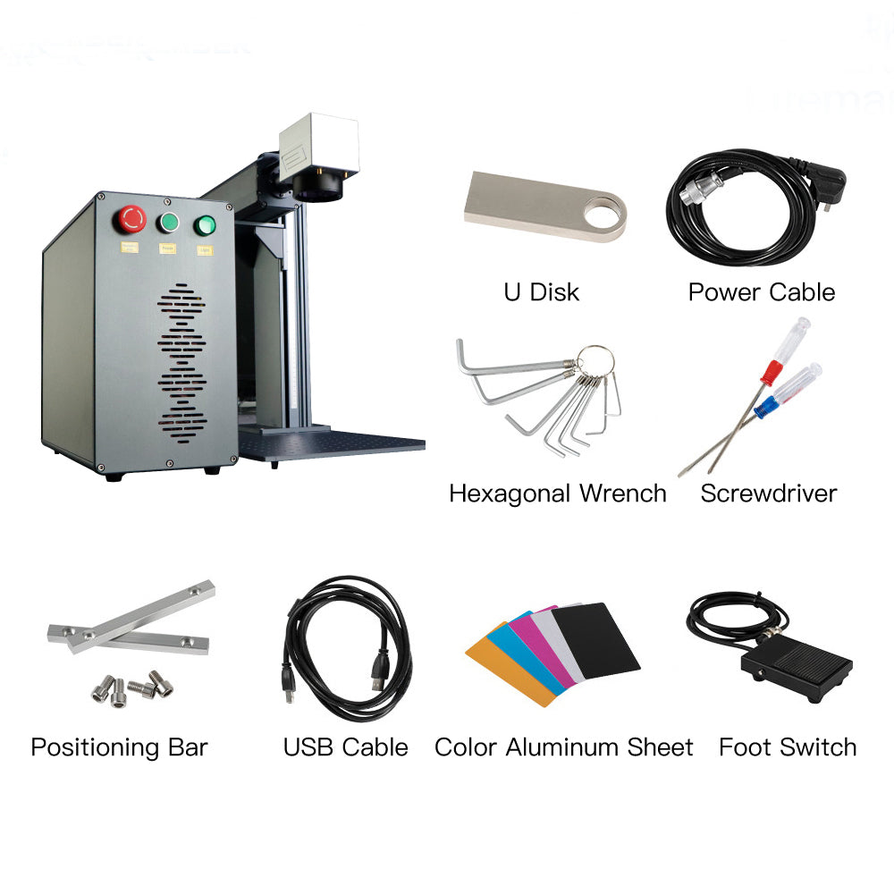 affordable split fiber laser marking machine