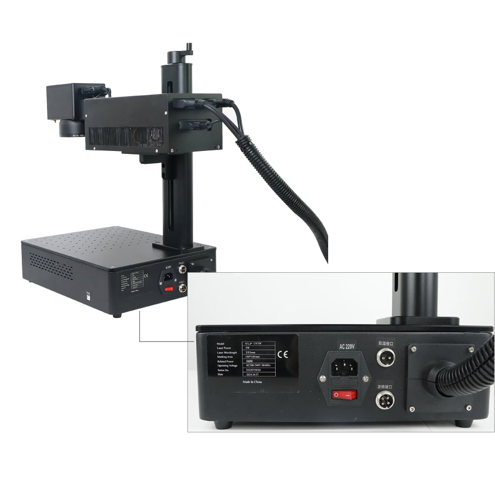 5W UV engraver for packaging materials