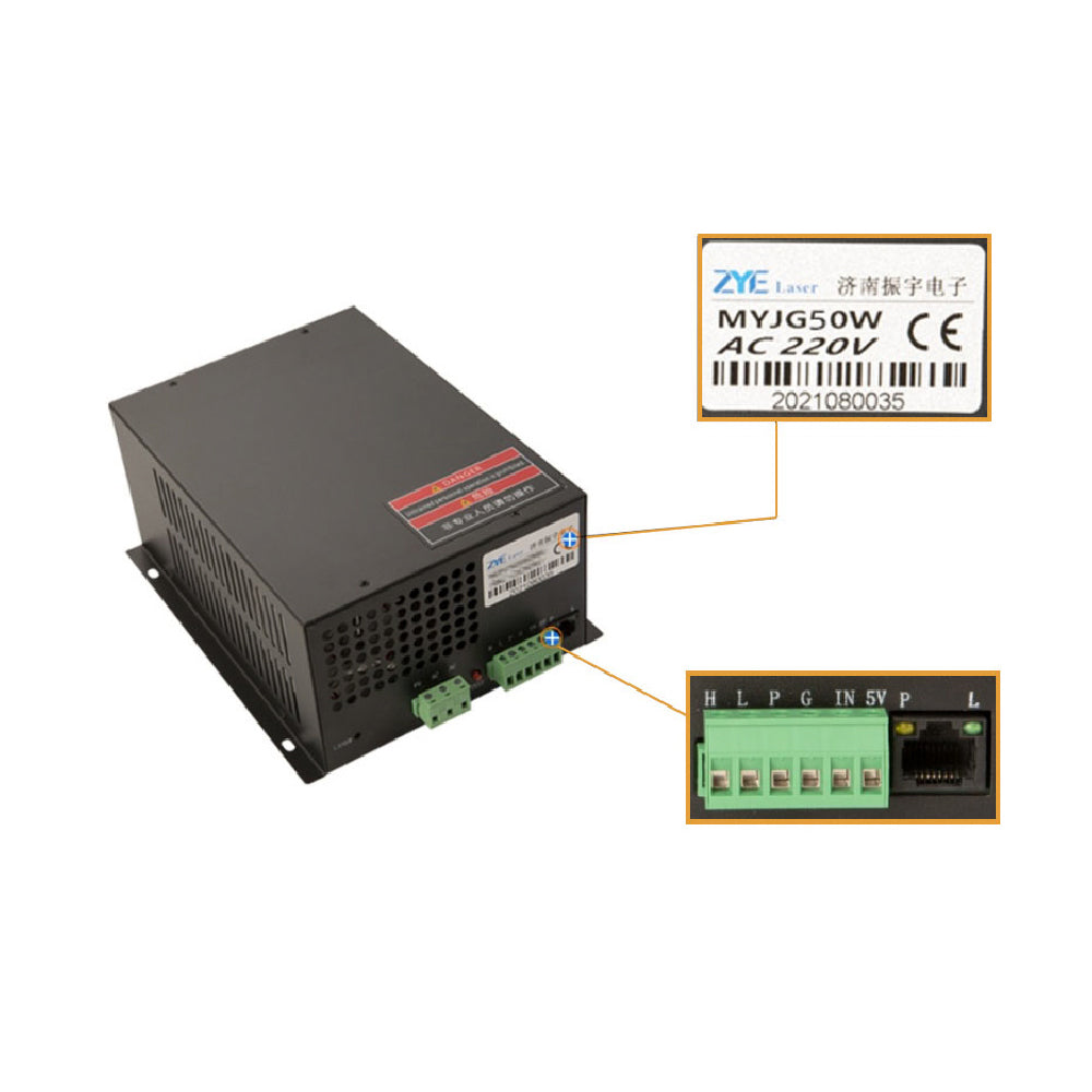 high efficiency CO2 laser power supply 110V 220V