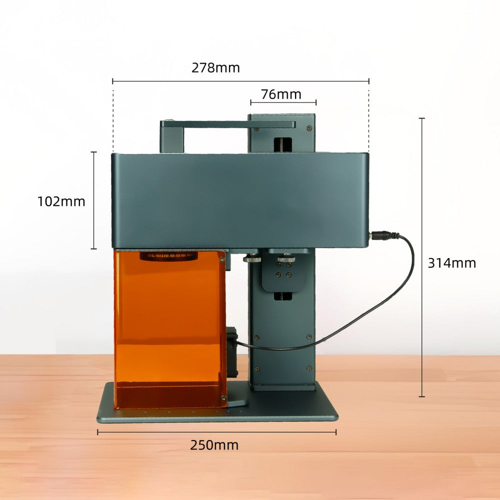 dual laser engraver for high-speed marking
