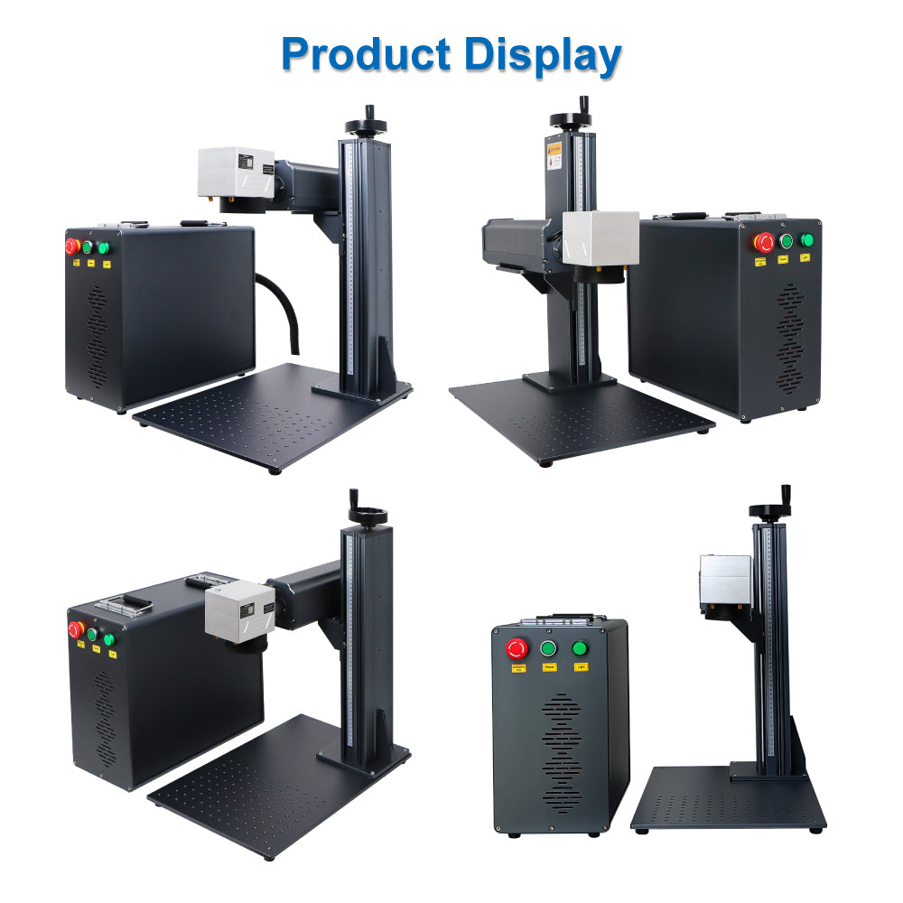 split fiber laser marking machine with air cooling
