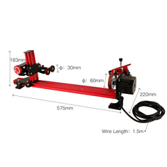 Rotary Axis with 5-Axis Synchronized Motion
