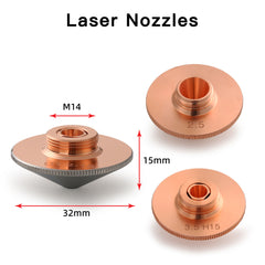 A Type Laser Nozzles D32 Series H15 M14