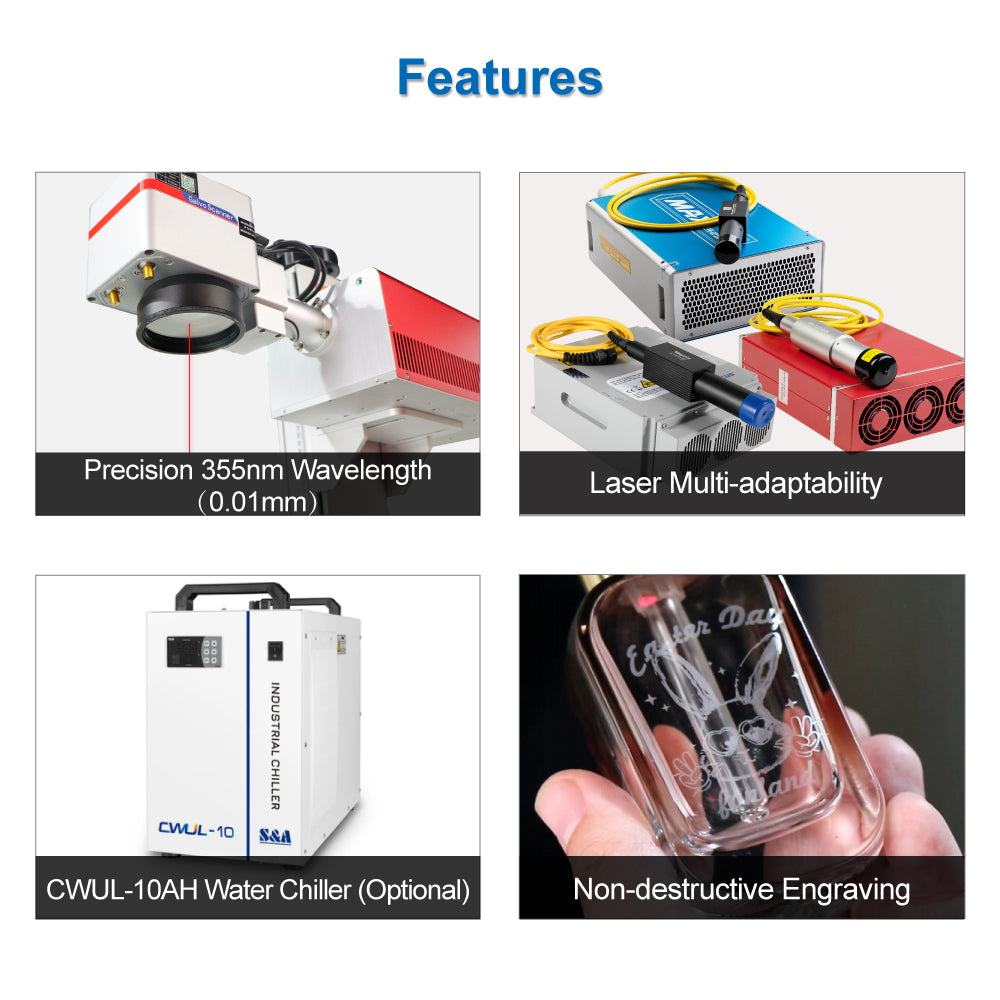Portable UV laser marking system