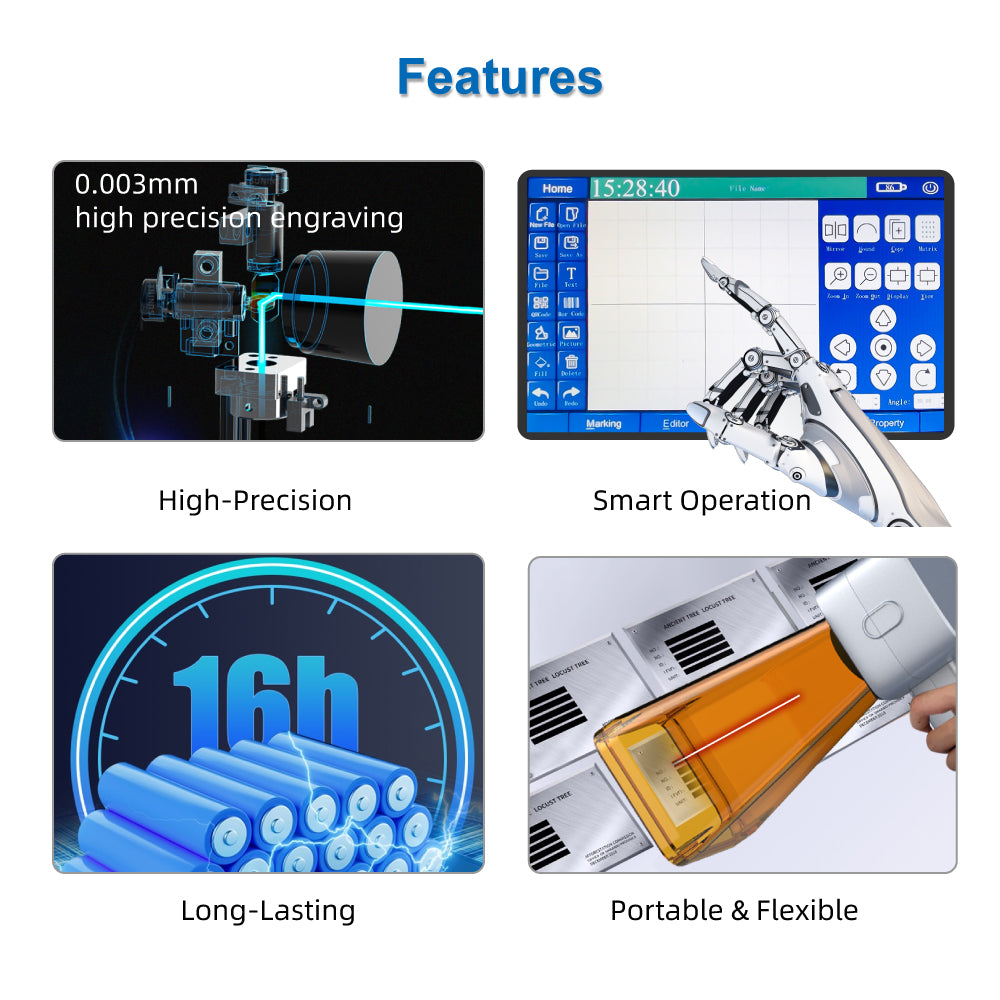 Mini laser machine for small parts