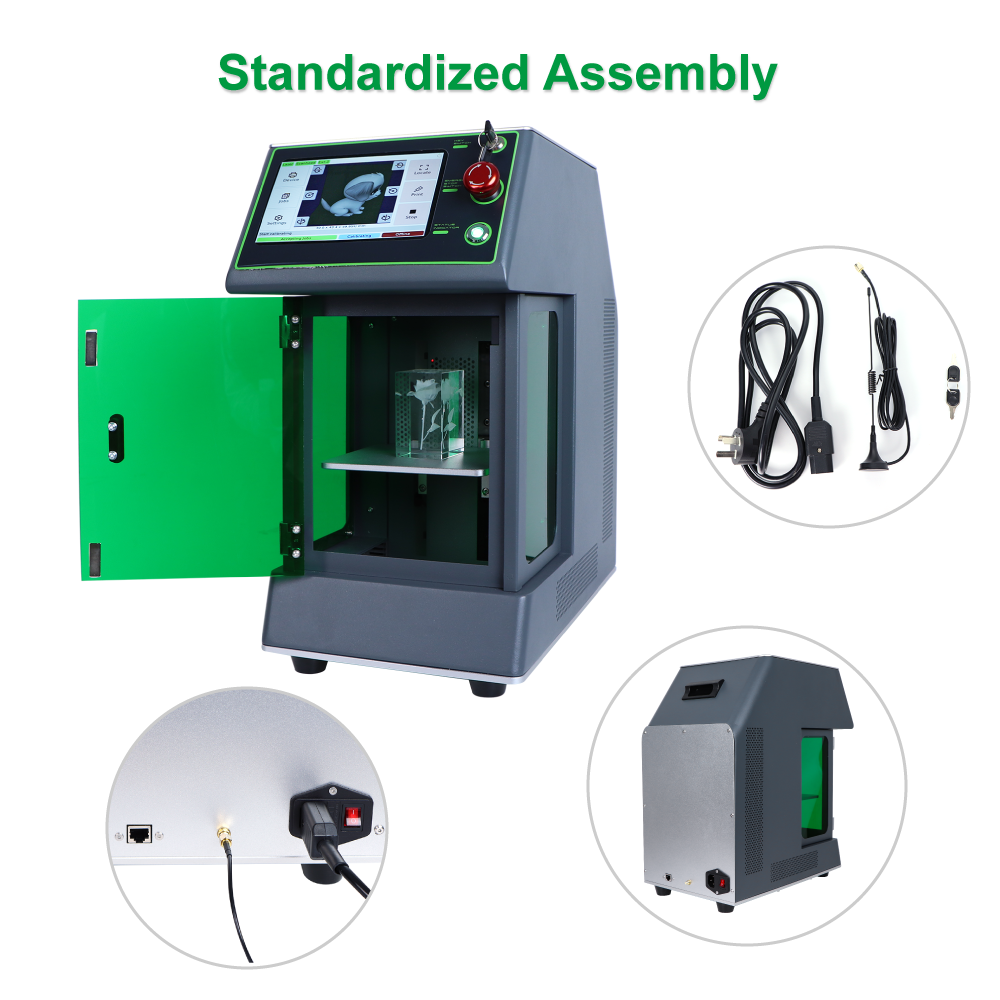 3D UV laser engraving machine for crystal