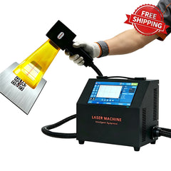 Free Shipping Steel-Case Fiber Mini Handheld Laser Marking Machine
