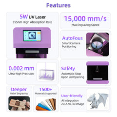 high-precision subsurface crystal engraving machine
