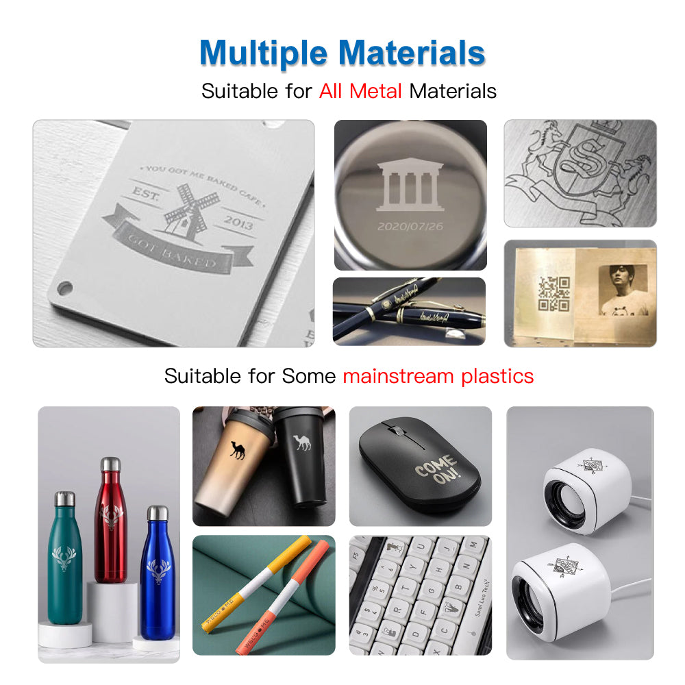 Mini laser marker etching stainless steel