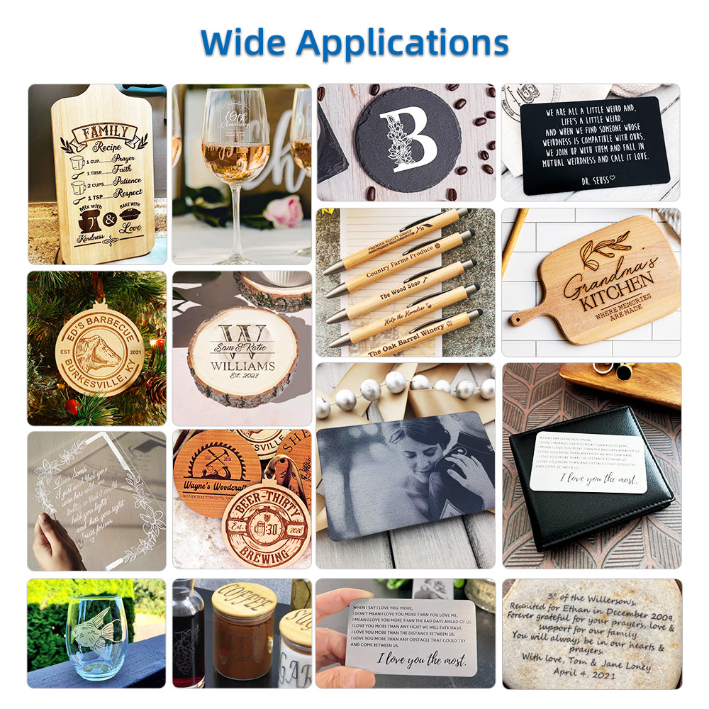 portable dual laser engraving machine for logos