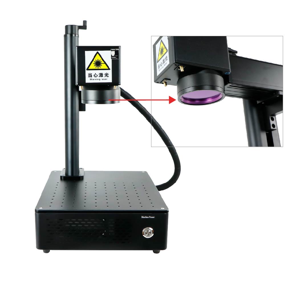 Integrated laser marking machine for jewelry
