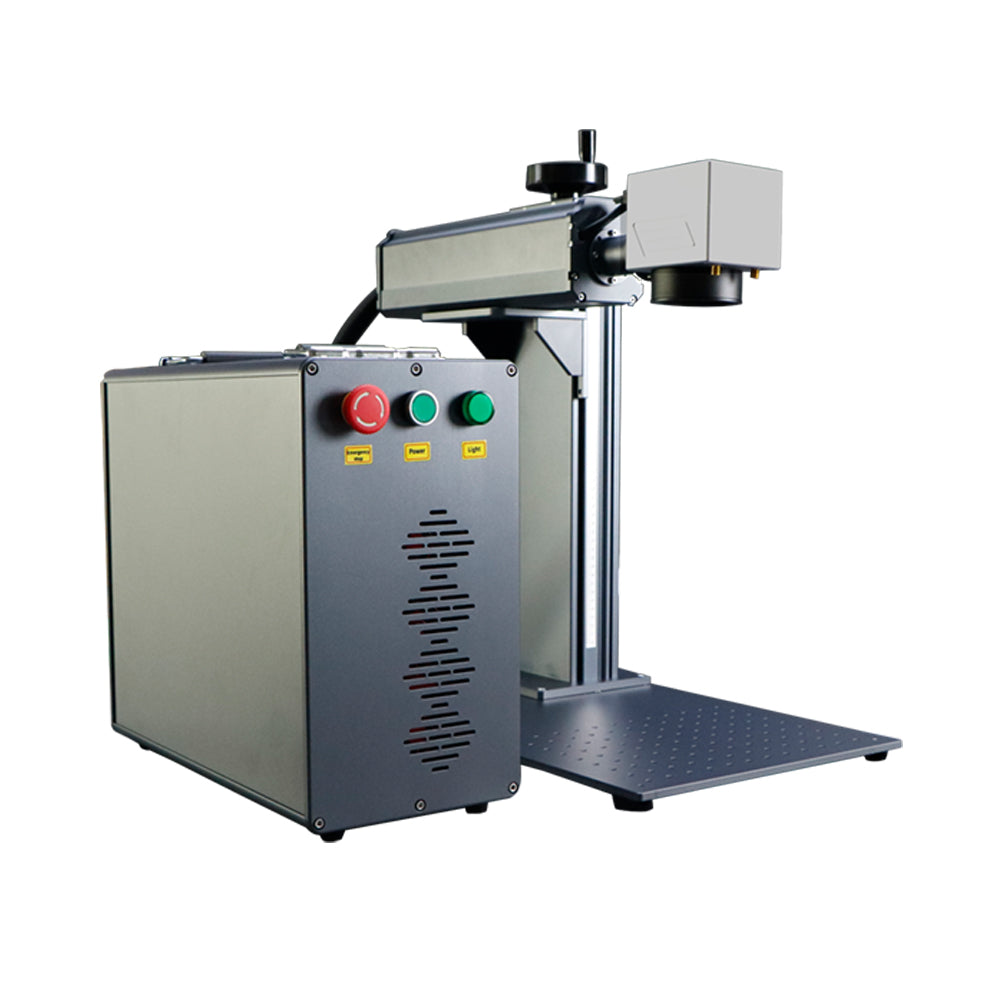 desk split fiber laser marking machine for metal