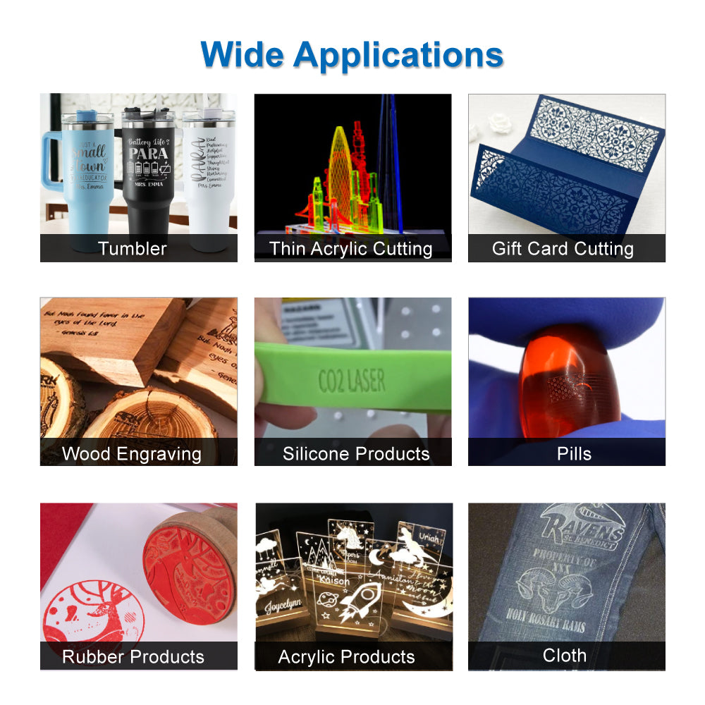 RF excited CO2 laser for logo engraving