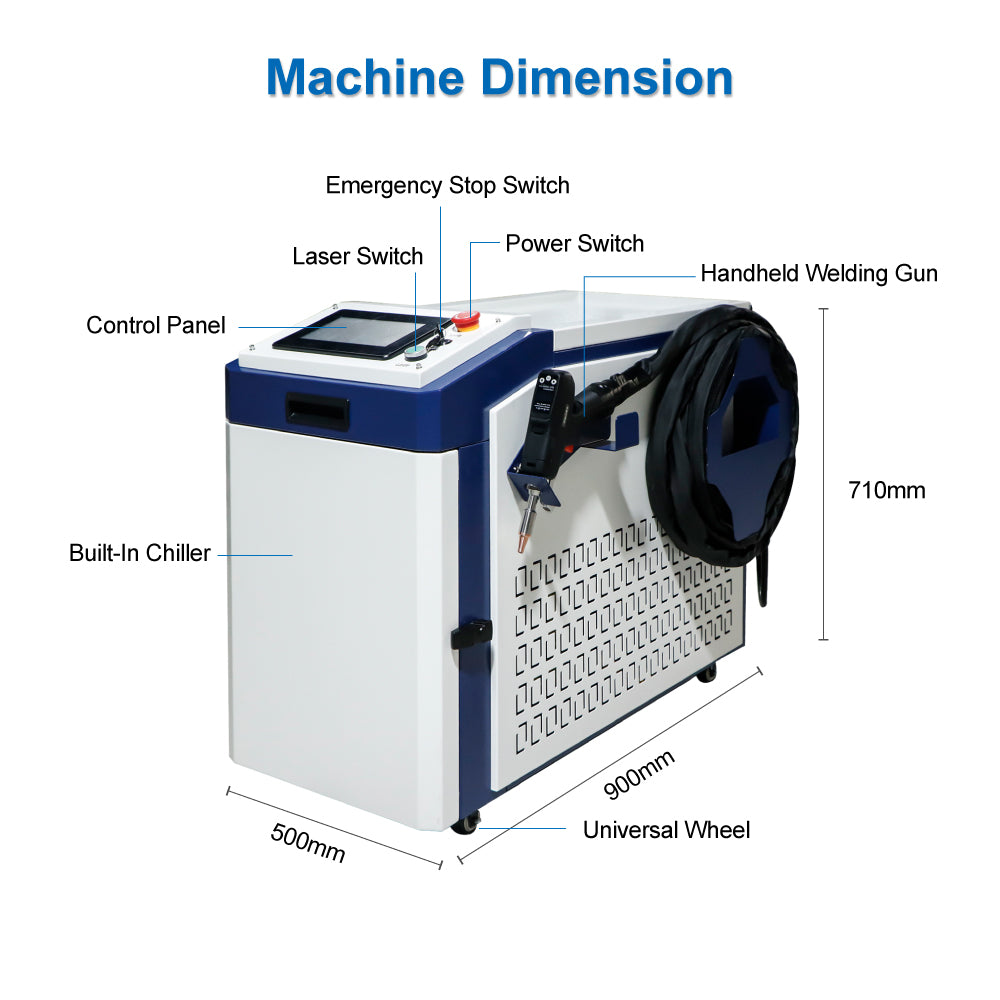 portable water-cooled handheld welding and cutting tool