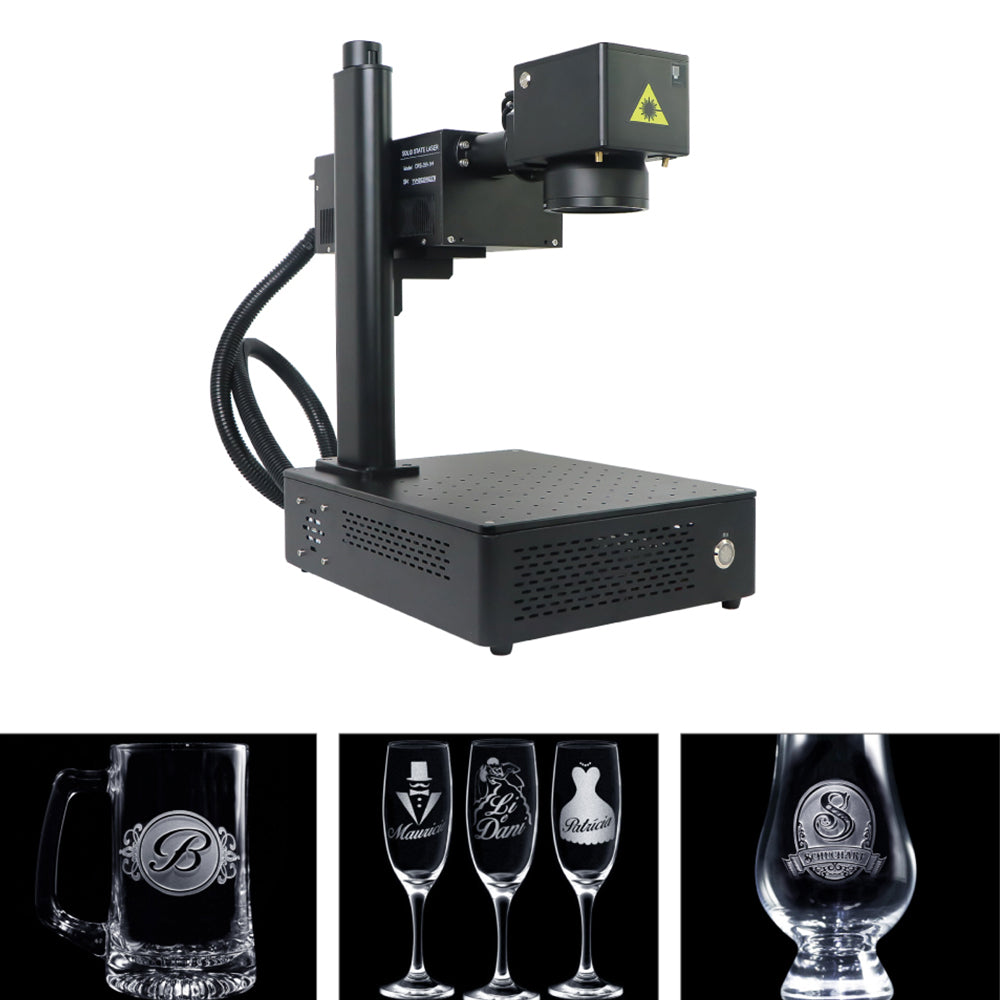 5W UV laser marker for glass