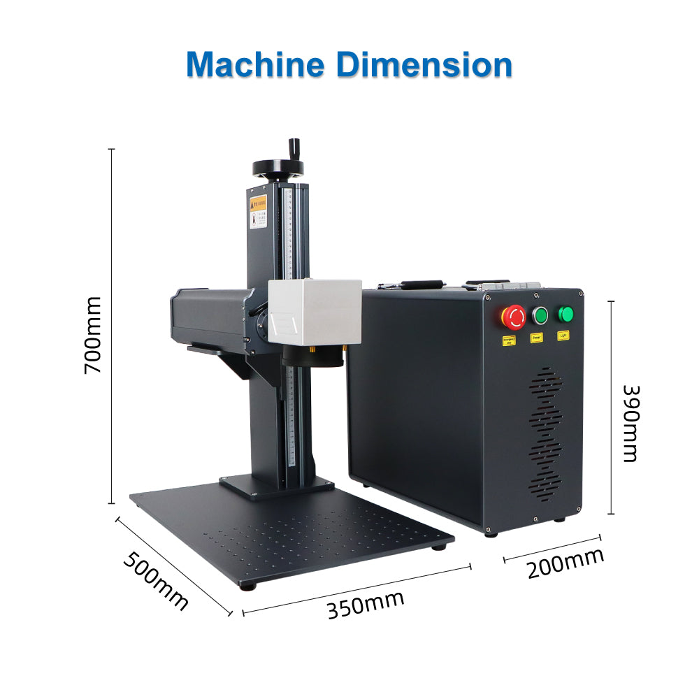 split fiber laser engraver for deep engraving