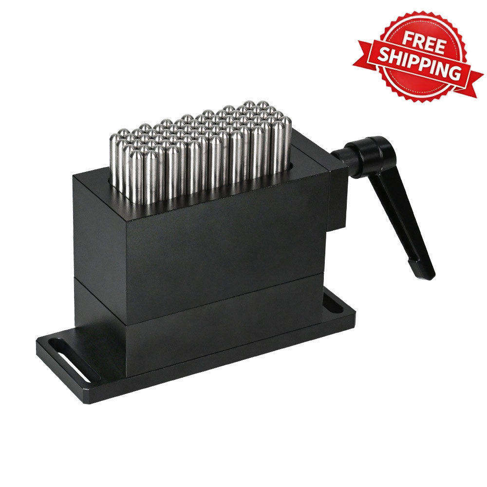 Flexible Fixture mounted on laser engraving machine