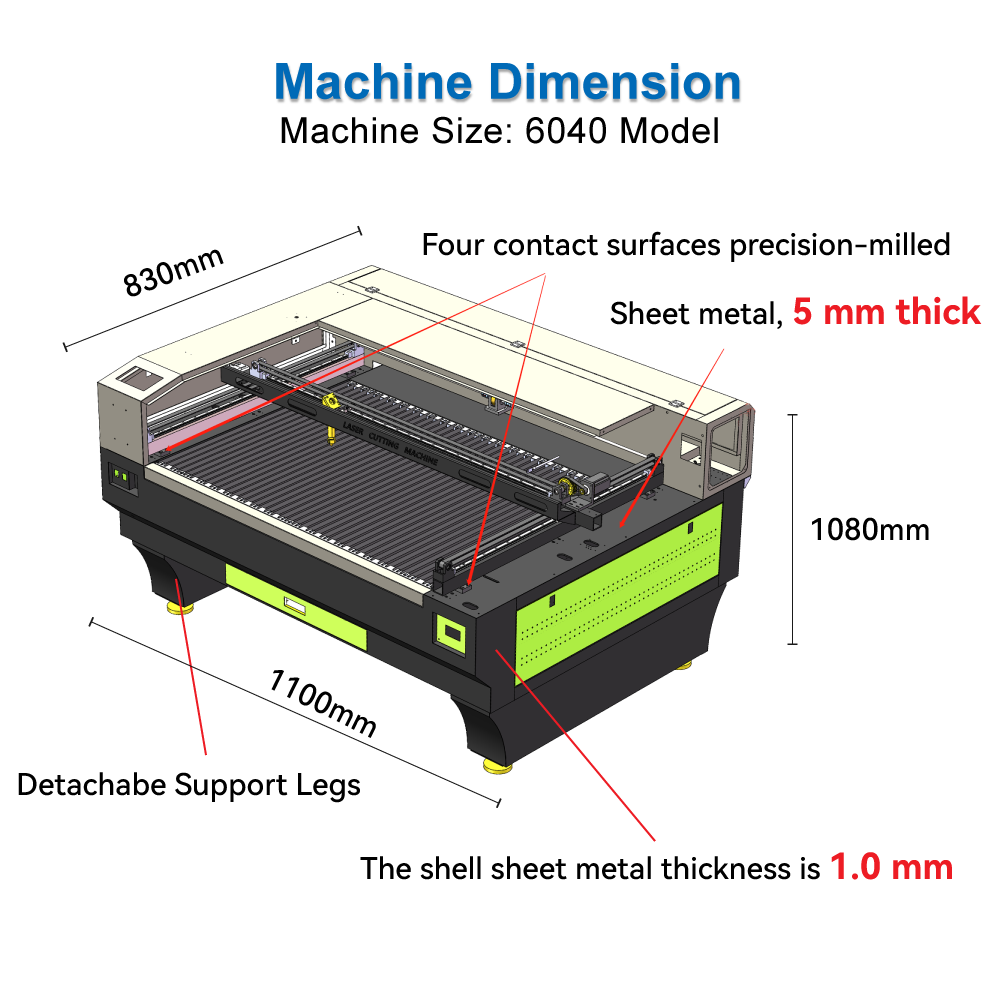 High-power 45KV co2 laser engraver and cutter power supply