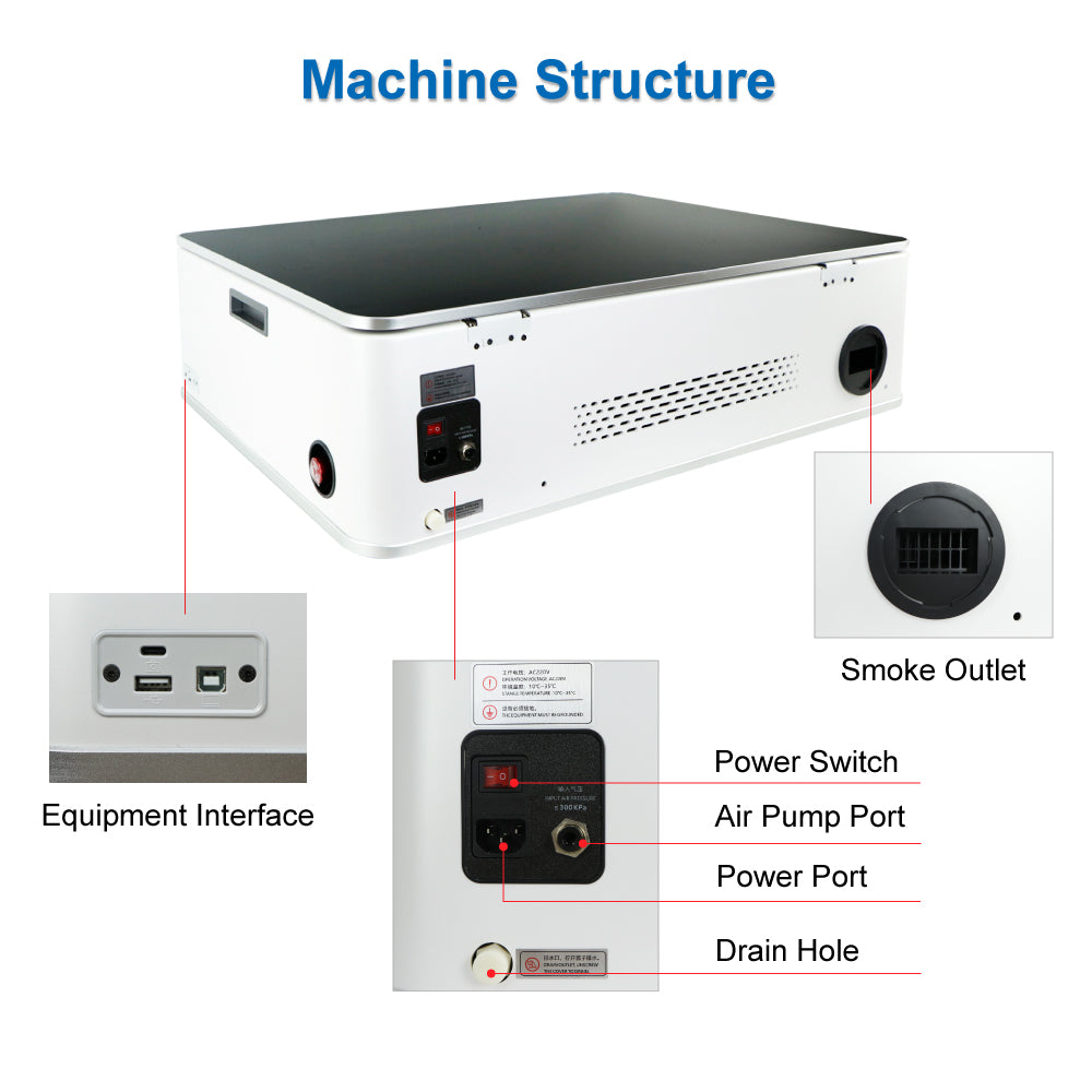 desktop CO2 laser cutter for model making