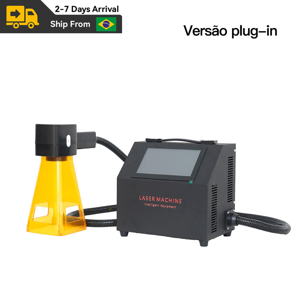 Brazil Steel-Case Fiber Mini Handheld Laser Marking Machine