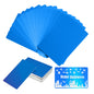 Cartes de visite en métal vierges – 100 pcs Cartes en aluminium pour gravure laser