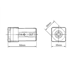 SMC AK2000-20 Check Valve