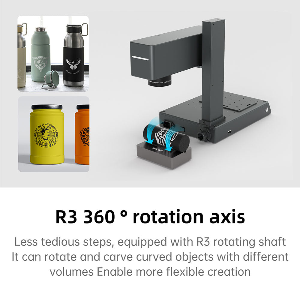 High-precision fiber engraver