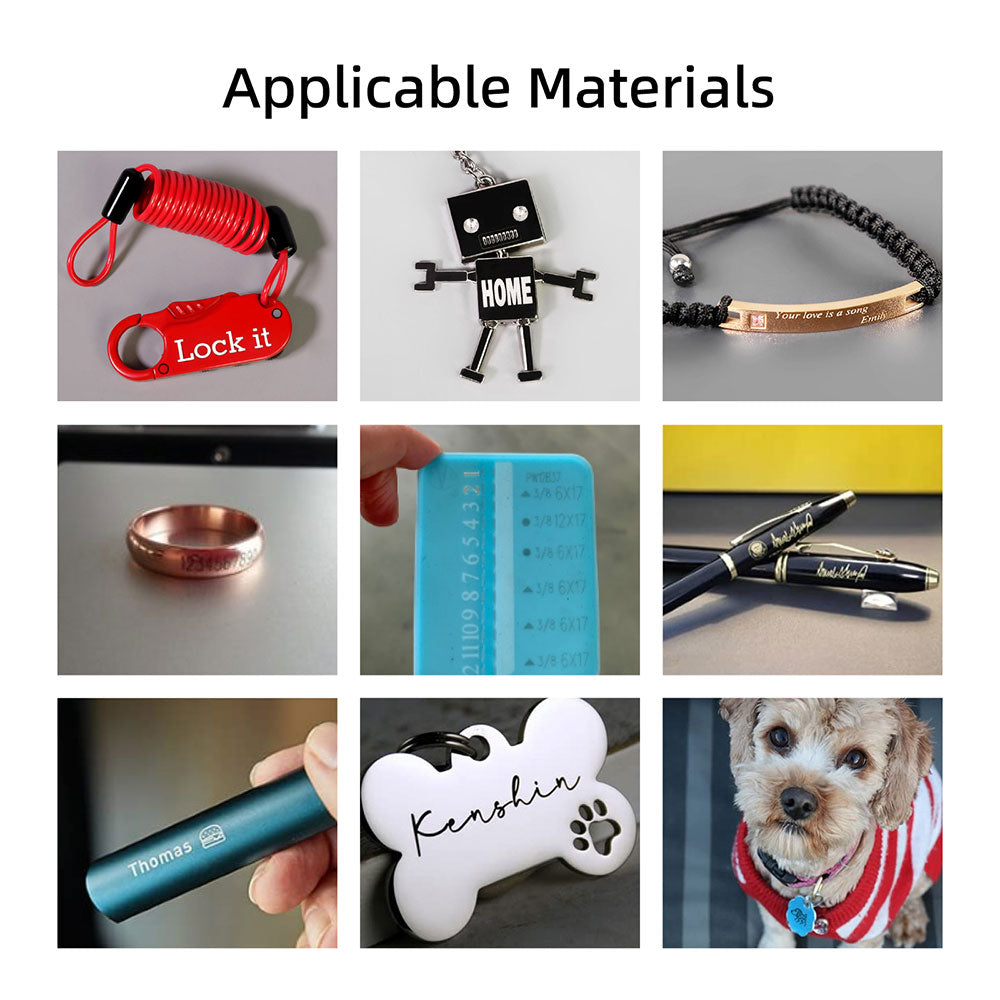 Efficient metal laser marker