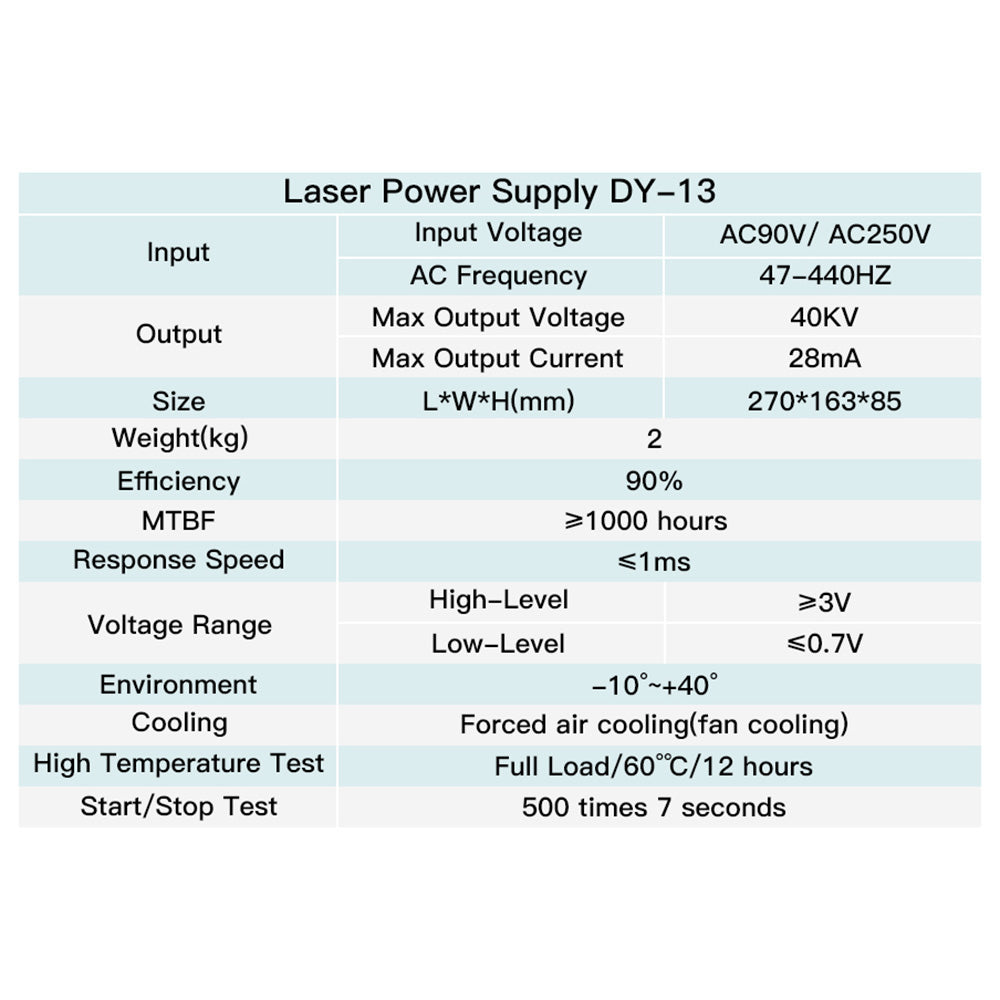 HY-DY10 CO2 laser for hobby workshop use