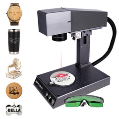 Desktop fiber laser engraver