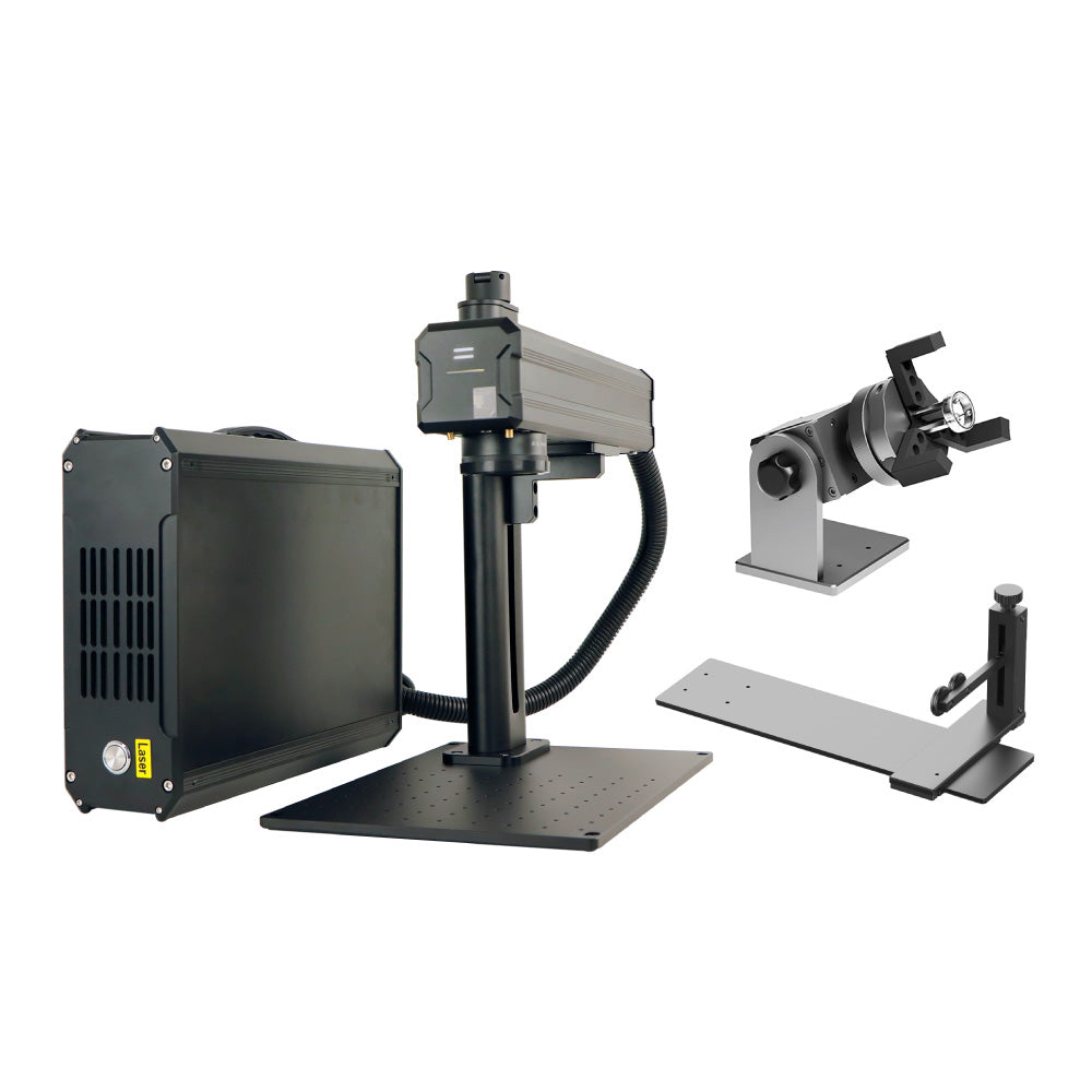 Aluminum-Case 2-In-1 Portable Fiber Laser Marking Machine