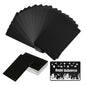 Cartes de visite en métal vierges – 100 pcs Cartes en aluminium pour gravure laser