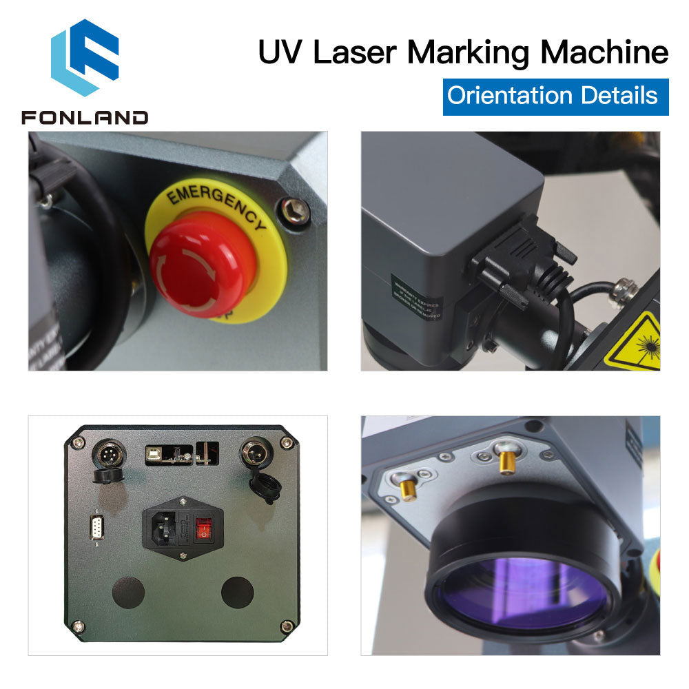 Glass UV laser marker